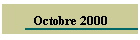 Octobre 2000